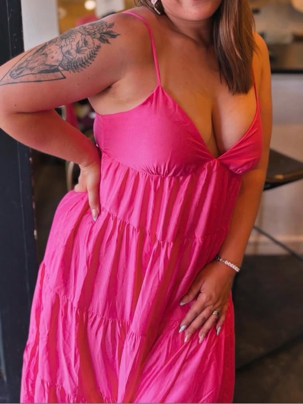 Suzzy Tiered Pocketed Maxi
